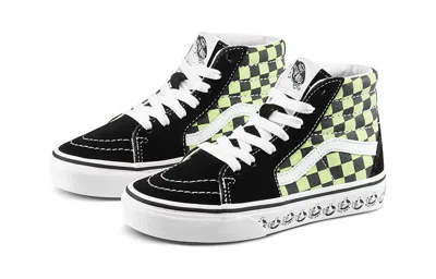 Vans (ps)  Bmx Sk8-hi Zip 'black Sharp Green'
