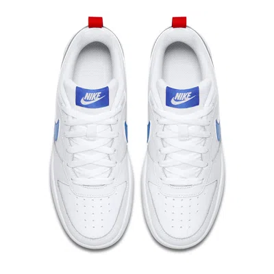 Nike (gs)  Court Borough Low 2 'white Blue Red'