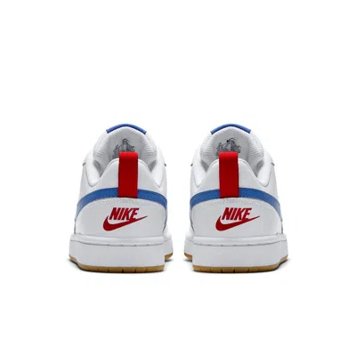 Nike (gs)  Court Borough Low 2 'white Blue Red'