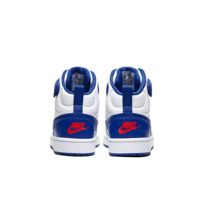 Nike (gs)  Court Borough Mid 2 'white Game Royal'