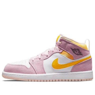 Air Jordan (ps)  1 Mid Se 'arctic Pink'