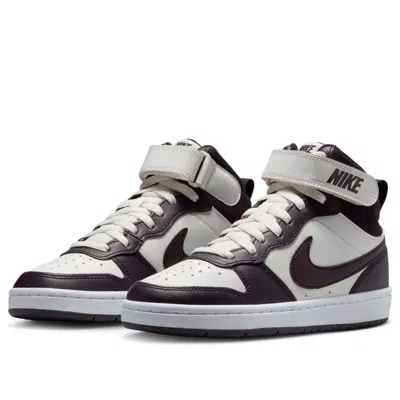 Nike (gs)  Court Borough Mid 2 'white Burgundy'