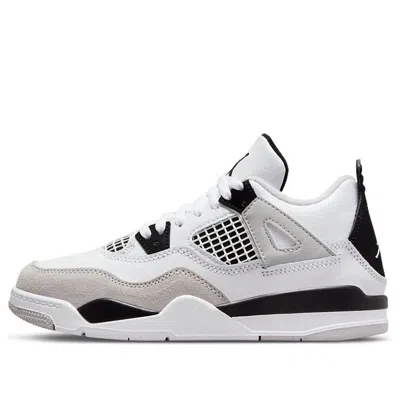 Air Jordan (ps)  4 Retro 'military Black' In Multi