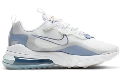 Nike (gs)  Air Max 270 React Se 'white Indigo Fog' In Blue