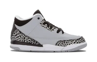 Air Jordan (ps)  3 Retro Bp 'wolf Grey' In Gray