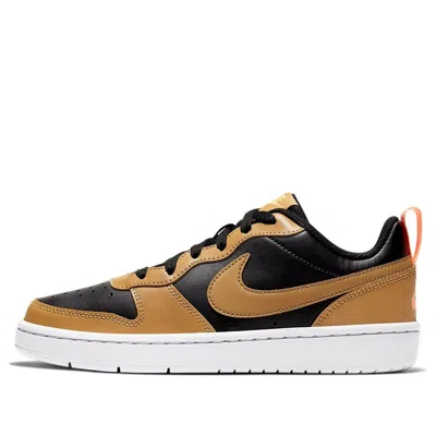 Nike (gs)  Court Borough Low 2 'black Orange White'