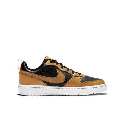 Nike (gs)  Court Borough Low 2 'black Orange White'