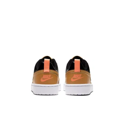 Nike (gs)  Court Borough Low 2 'black Orange White'