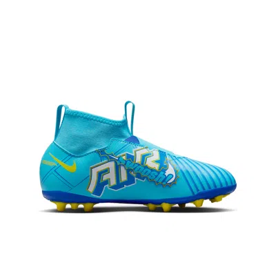 Nike (gs)  Mercurial Superfly 9 Academy Km Ag 'baltic Blue'