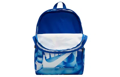 Nike (gs)  Classic All Over Print Backpack 'blue White'