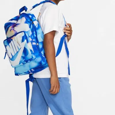 Nike (gs)  Classic All Over Print Backpack 'blue White'