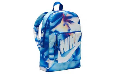 Nike (gs)  Classic All Over Print Backpack 'blue White'