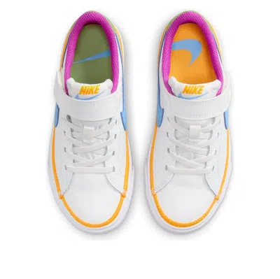 Nike (ps)  Court Legacy Lift 'white Multi-color'