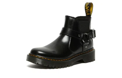 Dr. Martens (ps) Dr.martens Wincox Polished Smooth Leather Buckle Boots 'black'