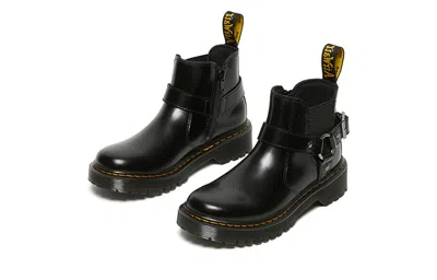 Dr. Martens (ps) Dr.martens Wincox Polished Smooth Leather Buckle Boots 'black'