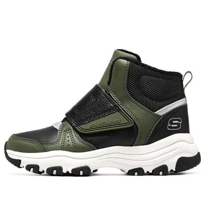 Skechers (gs)  I-conik Boots 'olive Black' In Green