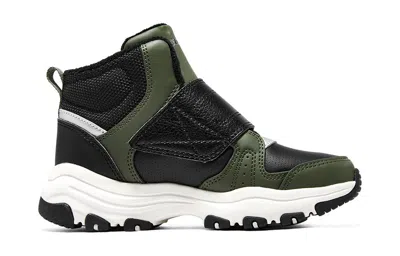 Skechers (gs)  I-conik Boots 'olive Black' In Green