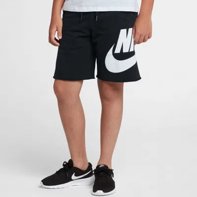 Nike (ps)  Sportswear Fleece Shorts 'black Wihte'