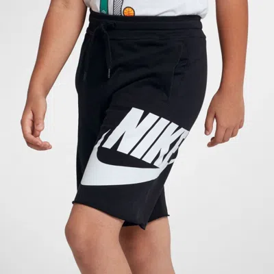 Nike (ps)  Sportswear Fleece Shorts 'black Wihte'