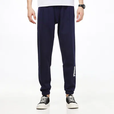Puma Trousers Sport Jogging Pants 'navy' In Blue