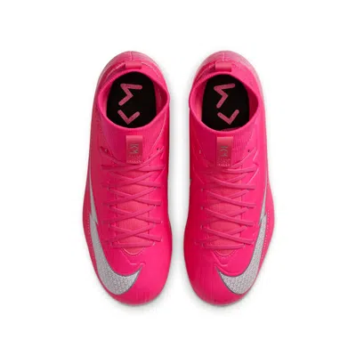 Nike (gs)  Mercurial Superfly 7 Academy Km Ag Artificial Grass 'pinkred Black White'