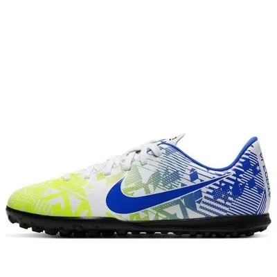 Nike (gs)  Jr Vapor 13 Club Njr Tf Turf 'white Racer Blue Volt' In Multi
