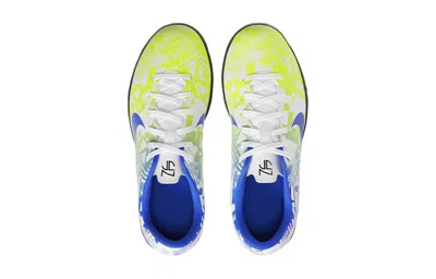 Nike (gs)  Jr Vapor 13 Club Njr Tf Turf 'white Racer Blue Volt' In Multi