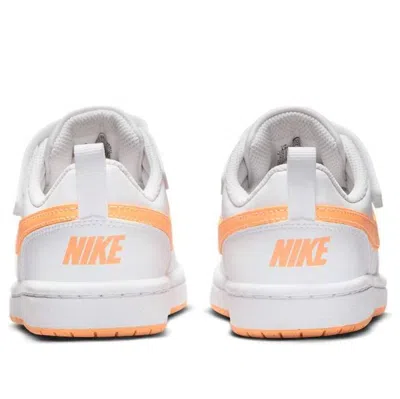 Nike (ps)  Court Borough Low Recraft 'white Orange'