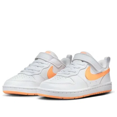 Nike (ps)  Court Borough Low Recraft 'white Orange'