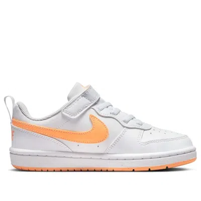 Nike (ps)  Court Borough Low Recraft 'white Orange'