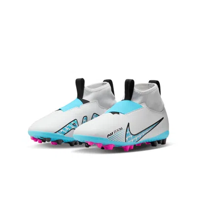Nike (gs)  Mercurial Superfly 9 Jr Mercurial Zoom 15 Academy Ag 'white Blue'