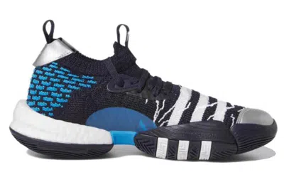 Adidas Originals (gs) Adidas Trae Young 2.0 Basketball Shoes 'black Blue White'