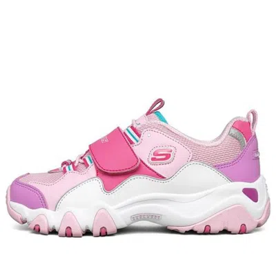 Skechers (gs)  D'lites 2.0 'purple Pink White' In Multi