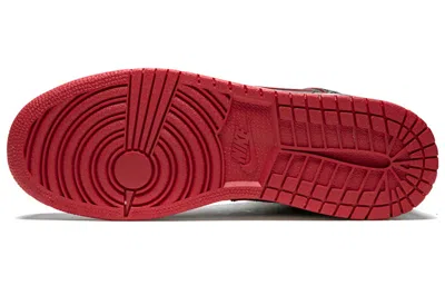 Air Jordan (gs)  1 Retro Mid 'black White Gym Red'