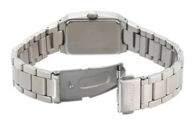 Casio Quartz Waterproof Silver Analog In Metallic