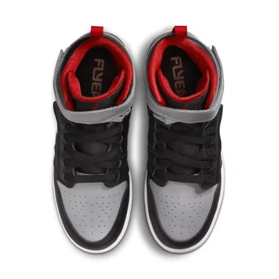 Air Jordan (gs)  1 Hi Flyease 'black Cement Grey Red'