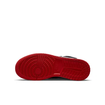 Air Jordan (gs)  1 Hi Flyease 'black Cement Grey Red'