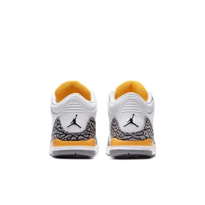 Air Jordan (ps)  3 Retro 'laser Orange' In White