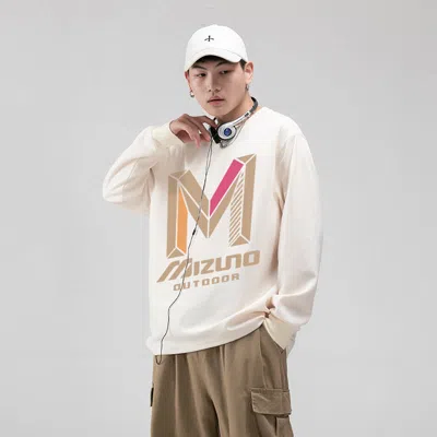 Mizuno Graphic Casual Long Sleeve T-shirt 'white'