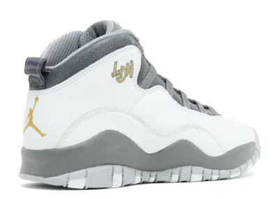 Air Jordan (gs)  10 Retro 'london' In White