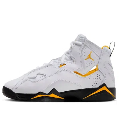 Air Jordan (gs)  True Flight 'white Yellow Ochre'