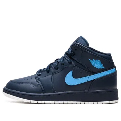 Air Jordan (gs)  1 Mid 'obsidian'