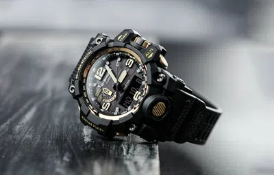 Casio G-shock Mudmaster 'black Gold' In Blue