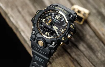 Casio G-shock Mudmaster 'black Gold' In Blue