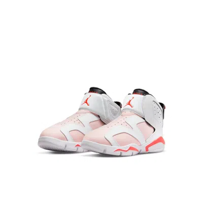 Air Jordan (ps)  6 Retro Little Flex 'black White Pink'