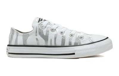 Converse Archive Zebra Chuck Taylor All Star 'silver White' In Gray