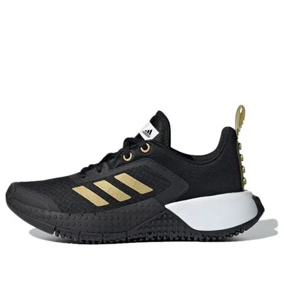 Adidas Originals (gs) Adidas Lego X Sport Big Kid 'black Gold Metallic'