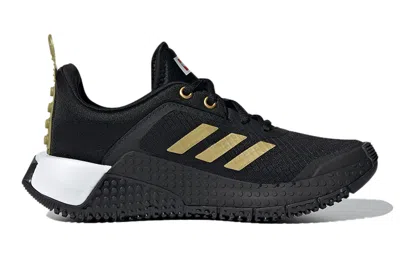 Adidas Originals (gs) Adidas Lego X Sport Big Kid 'black Gold Metallic'
