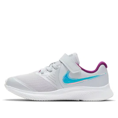 Nike (ps)  Star Runner 2 Power 'pure Platinum Iridescent Swoosh' In Gray