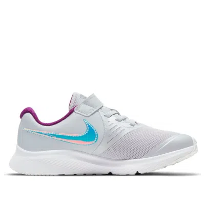 Nike (ps)  Star Runner 2 Power 'pure Platinum Iridescent Swoosh' In Gray